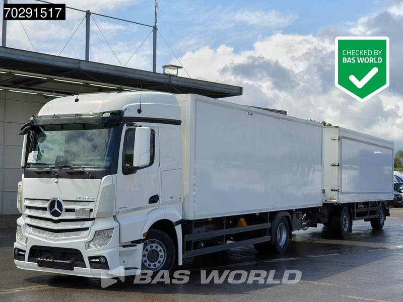 Mercedes-Benz Actros 1843 4X2 Combi Ladebordwand Retarder Automatic PPC Navi ACC Euro 6 - شاحنة مقفلة: صورة 1 Mercedes-Benz Actros 1843 4X2 Combi Ladebordwand Retarder Automatic PPC Navi ACC Euro 6 - شاحنة مقفلة: صورة 1