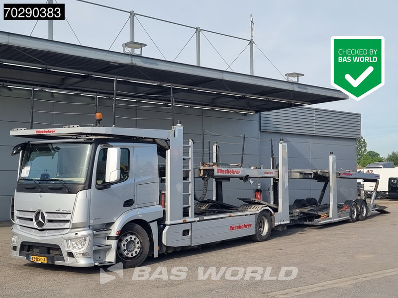 Mercedes-Benz Actros 1843 4X2 NL-Truck 8 Cars Hydraulic Winch Kässbohrer Car Transporter Euro 6 - شاحنة نقل سيارات شاحنة: صورة 1 Mercedes-Benz Actros 1843 4X2 NL-Truck 8 Cars Hydraulic Winch Kässbohrer Car Transporter Euro 6 - شاحنة نقل سيارات شاحنة: صورة 1