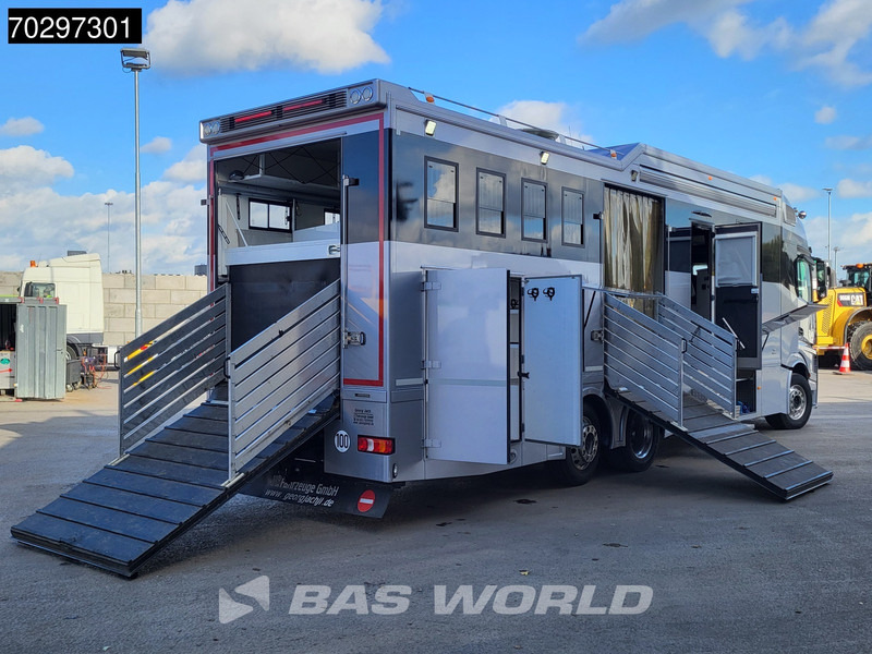 Mercedes-Benz Actros 2551 6X2 Horse truck + Living Standairco Navi ACC Automatic Euro 6 - شاحنة نقل خيل: صورة 5 Mercedes-Benz Actros 2551 6X2 Horse truck + Living Standairco Navi ACC Automatic Euro 6 - شاحنة نقل خيل: صورة 5