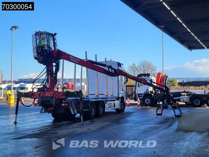 Mercedes-Benz Actros 2663 Actros 6X4 Timber truck FTG V10CX.81 wood crane Big-Axle Automatic Euro 6 - شاحنة قطع الأشجار, شاحنة كرين: صورة 5 Mercedes-Benz Actros 2663 Actros 6X4 Timber truck FTG V10CX.81 wood crane Big-Axle Automatic Euro 6 - شاحنة قطع الأشجار, شاحنة كرين: صورة 5