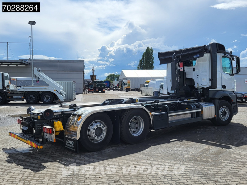 شاحنة ذات خطاف Mercedes-Benz Actros 2745 6X2 NEW! Meiller RS21-70 Hooklift Retarder Lift+Steering Axle PPC Navi: صورة 10
