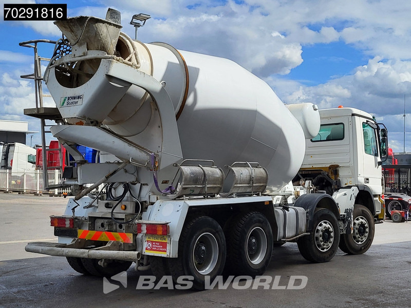 Mercedes-Benz Actros 3236 8X4 9M3 Stetter Mixer Big-Axle 3-Pedals Steelsuspension Euro 3 - شاحنة خلاطة خرسانة: صورة 5 Mercedes-Benz Actros 3236 8X4 9M3 Stetter Mixer Big-Axle 3-Pedals Steelsuspension Euro 3 - شاحنة خلاطة خرسانة: صورة 5