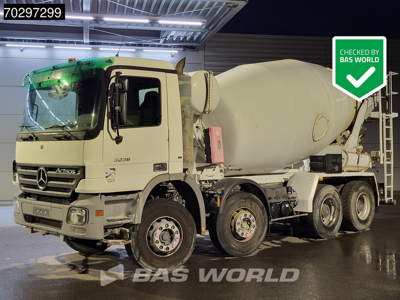 Mercedes-Benz Actros 3236 8X4 9m3 mixer Automatic Steelsuspension Euro 3 - شاحنة خلاطة خرسانة: صورة 1 Mercedes-Benz Actros 3236 8X4 9m3 mixer Automatic Steelsuspension Euro 3 - شاحنة خلاطة خرسانة: صورة 1