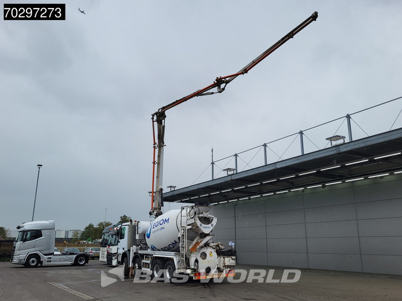 Mercedes-Benz Actros 3241 8X4 7m3 Mecbo Mixer Big-Axle Steelsuspension Pompe+Mixer Euro 5 - مضخة خرسانة: صورة 2 Mercedes-Benz Actros 3241 8X4 7m3 Mecbo Mixer Big-Axle Steelsuspension Pompe+Mixer Euro 5 - مضخة خرسانة: صورة 2