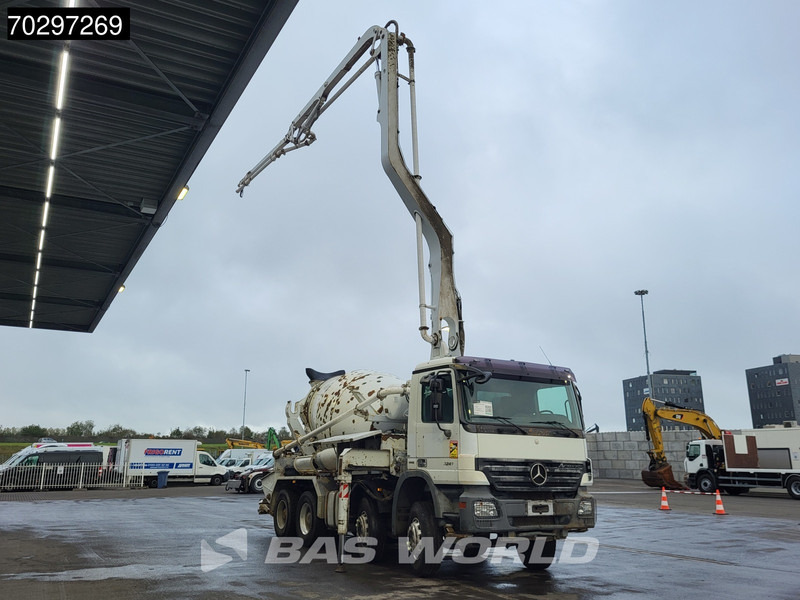Mercedes-Benz Actros 3241 8X4 7m3 Putzmeister Mixer Big-Axle Steelsuspension Automatic Pompe+Mixer Euro 4 - مضخة خرسانة: صورة 3 Mercedes-Benz Actros 3241 8X4 7m3 Putzmeister Mixer Big-Axle Steelsuspension Automatic Pompe+Mixer Euro 4 - مضخة خرسانة: صورة 3