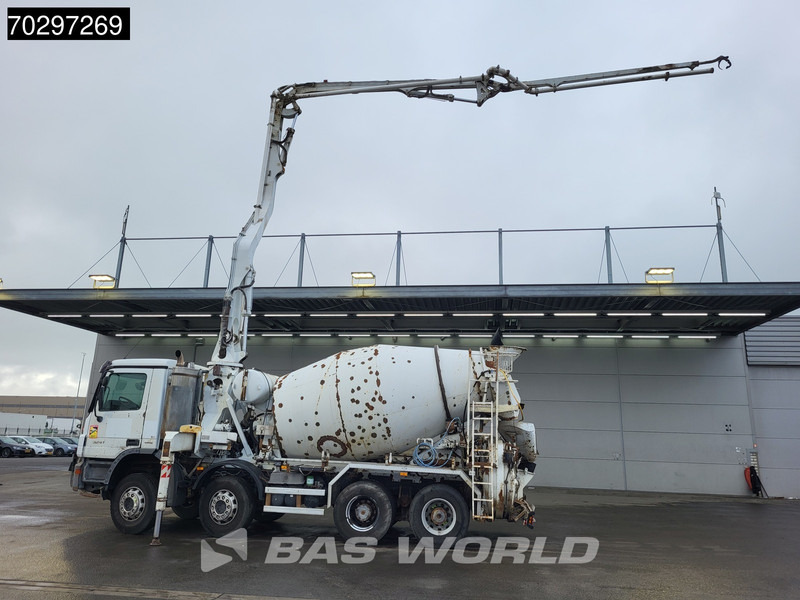 Mercedes-Benz Actros 3241 8X4 7m3 Putzmeister Mixer Big-Axle Steelsuspension Automatic Pompe+Mixer Euro 4 - مضخة خرسانة: صورة 5 Mercedes-Benz Actros 3241 8X4 7m3 Putzmeister Mixer Big-Axle Steelsuspension Automatic Pompe+Mixer Euro 4 - مضخة خرسانة: صورة 5