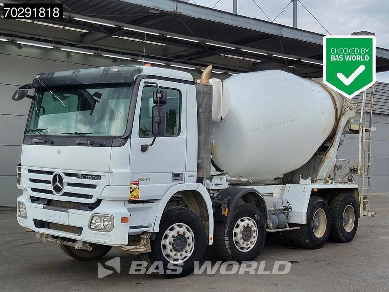 Mercedes-Benz Actros 3241 8X4 9m3 Stetter Steelsuspension 3-Pedals Retarder Euro 4 - شاحنة خلاطة خرسانة: صورة 1 Mercedes-Benz Actros 3241 8X4 9m3 Stetter Steelsuspension 3-Pedals Retarder Euro 4 - شاحنة خلاطة خرسانة: صورة 1
