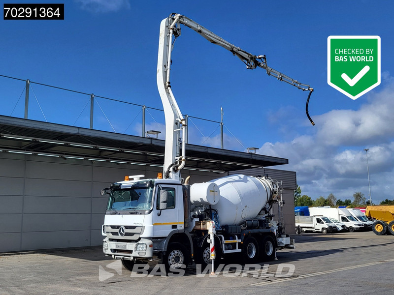 Mercedes-Benz Actros 3241 8X4 Cifa MK24.4Z Pompe+Mixer Retarder 3-Pedals Steelsuspension Big-Axle Euro 5 - مضخة خرسانة: صورة 1 Mercedes-Benz Actros 3241 8X4 Cifa MK24.4Z Pompe+Mixer Retarder 3-Pedals Steelsuspension Big-Axle Euro 5 - مضخة خرسانة: صورة 1