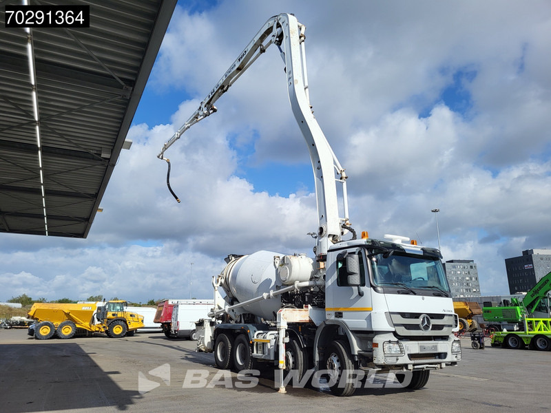 Mercedes-Benz Actros 3241 8X4 Cifa MK24.4Z Pompe+Mixer Retarder 3-Pedals Steelsuspension Big-Axle Euro 5 - مضخة خرسانة: صورة 3 Mercedes-Benz Actros 3241 8X4 Cifa MK24.4Z Pompe+Mixer Retarder 3-Pedals Steelsuspension Big-Axle Euro 5 - مضخة خرسانة: صورة 3