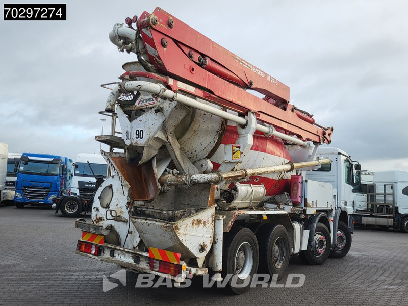 Mercedes-Benz Actros 3241 8X4 Putzmeister M24-3 Pump + 9m3 LIEBHERR Mixer Steelsuspension 3-Pedals Euro 4 - مضخة خرسانة: صورة 5 Mercedes-Benz Actros 3241 8X4 Putzmeister M24-3 Pump + 9m3 LIEBHERR Mixer Steelsuspension 3-Pedals Euro 4 - مضخة خرسانة: صورة 5