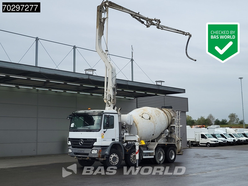 Mercedes-Benz Actros 3241 8X4 Putzmeister TMM 21-3 PUMI 7m3 Liebherr Big-Axle 3-Pedals Euro 4 - مضخة خرسانة: صورة 1 Mercedes-Benz Actros 3241 8X4 Putzmeister TMM 21-3 PUMI 7m3 Liebherr Big-Axle 3-Pedals Euro 4 - مضخة خرسانة: صورة 1