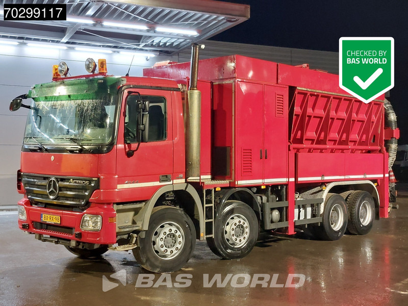 Mercedes-Benz Actros 4144 Actros 8X4 10m3 RESCHWITZER ESE 32/10-DV-K Saugbagger Big-Axle Euro 5 - شاحنة الشفط: صورة 1 Mercedes-Benz Actros 4144 Actros 8X4 10m3 RESCHWITZER ESE 32/10-DV-K Saugbagger Big-Axle Euro 5 - شاحنة الشفط: صورة 1
