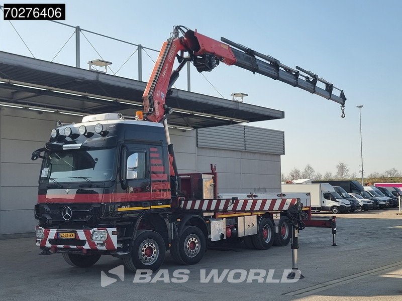 Mercedes-Benz Actros 4146 8X4 FASSI F600AXP.26 Crane Kran NL-Truck Euro 5 - شاحنات مسطحة, شاحنة كرين: صورة 1 Mercedes-Benz Actros 4146 8X4 FASSI F600AXP.26 Crane Kran NL-Truck Euro 5 - شاحنات مسطحة, شاحنة كرين: صورة 1