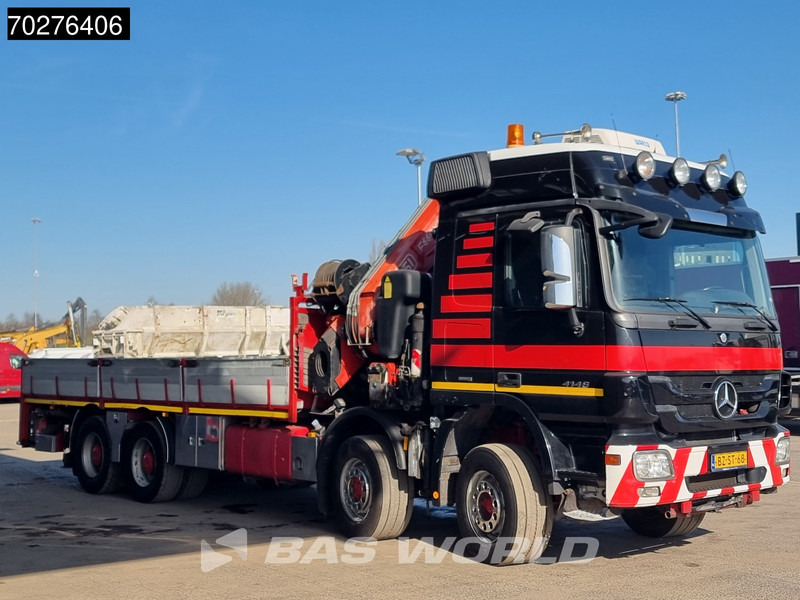 شاحنات مسطحة, شاحنة كرين Mercedes-Benz Actros 4146 8X4 FASSI F600AXP.26 Crane Kran NL-Truck Euro 5: صورة 18