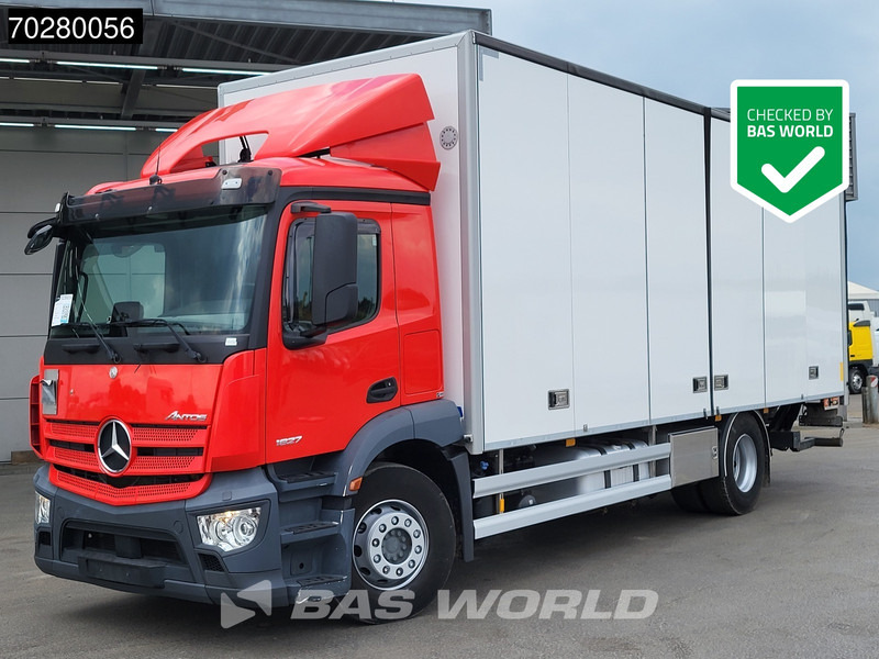 Mercedes-Benz Antos 1827 4X2 19tonner 2000kg Ladebordwand Automatic Euro 6 - شاحنة مقفلة: صورة 1 Mercedes-Benz Antos 1827 4X2 19tonner 2000kg Ladebordwand Automatic Euro 6 - شاحنة مقفلة: صورة 1