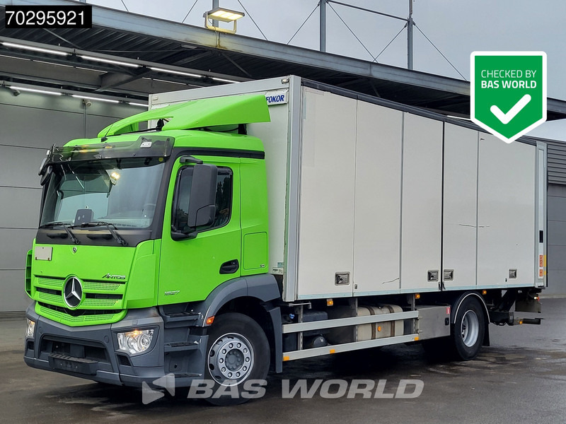 Mercedes-Benz Antos 1827 4X2 2000kg Ladebordwand box heating Automatic Xenon Euro 6 - شاحنة مقفلة: صورة 1 Mercedes-Benz Antos 1827 4X2 2000kg Ladebordwand box heating Automatic Xenon Euro 6 - شاحنة مقفلة: صورة 1