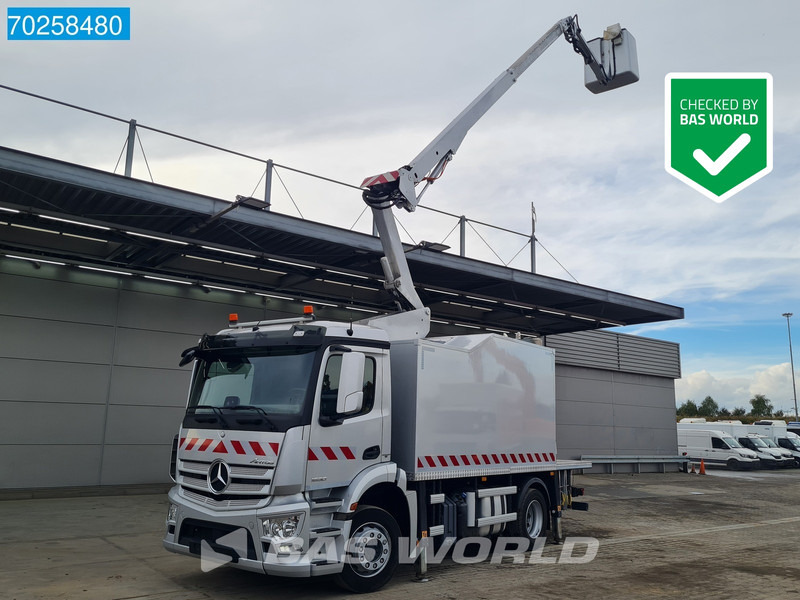 Mercedes-Benz Antos 1830 4X2 Hubarbeitsbühne 14.70m Time France VST 248 NF Navi Euro 6 - شاحنة كرين: صورة 1 Mercedes-Benz Antos 1830 4X2 Hubarbeitsbühne 14.70m Time France VST 248 NF Navi Euro 6 - شاحنة كرين: صورة 1