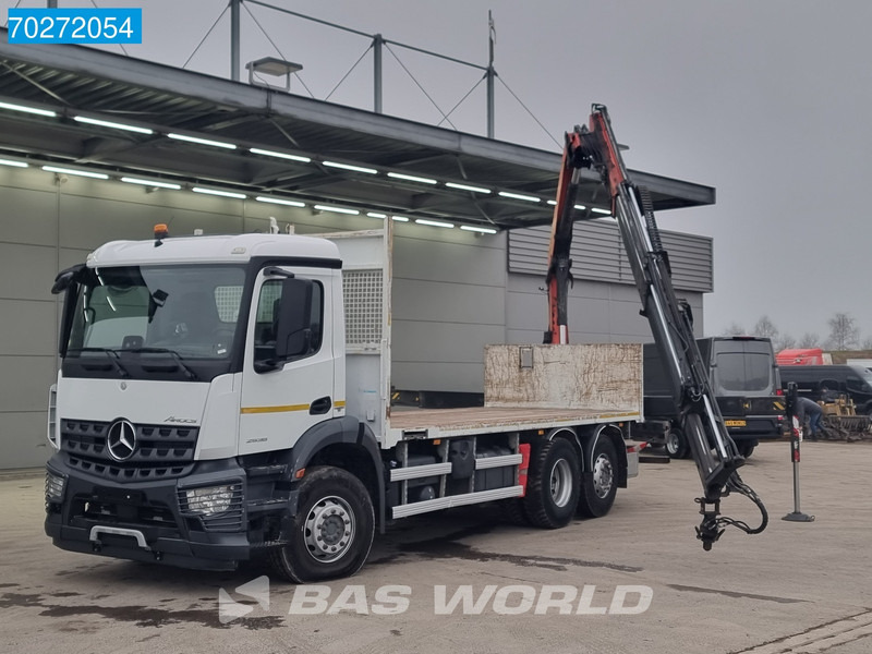 Mercedes-Benz Arocs 2536 6X2 Palfinger PK 16002 Crane Lenkasche Euro 6 - شاحنات مسطحة, شاحنة كرين: صورة 5 Mercedes-Benz Arocs 2536 6X2 Palfinger PK 16002 Crane Lenkasche Euro 6 - شاحنات مسطحة, شاحنة كرين: صورة 5