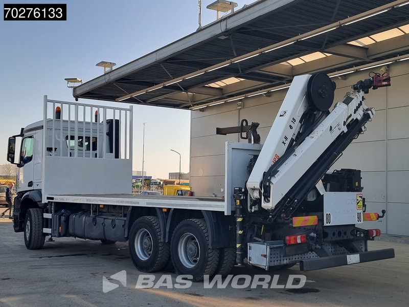 شاحنات مسطحة, شاحنة كرين Mercedes-Benz Arocs 2636 6X4 HIAB X-HIDUO 188 ES-S Crane Kran Big axle Euro 6: صورة 8