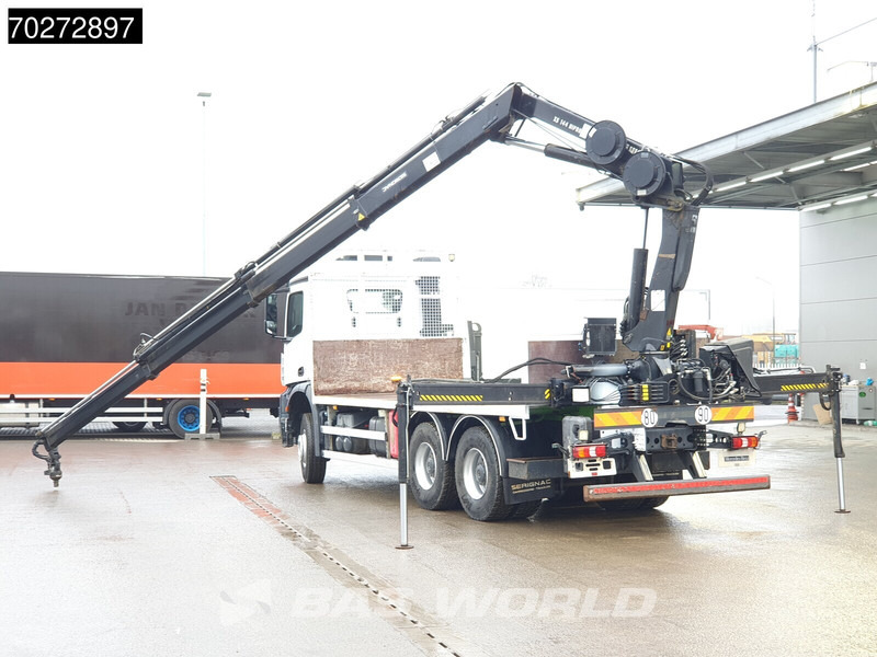 Mercedes-Benz Arocs 2636 6X4 Hiab 144 E-3 Hipro Kran Crane Remote Full Steel Euro 6 - شاحنات مسطحة, شاحنة كرين: صورة 2 Mercedes-Benz Arocs 2636 6X4 Hiab 144 E-3 Hipro Kran Crane Remote Full Steel Euro 6 - شاحنات مسطحة, شاحنة كرين: صورة 2