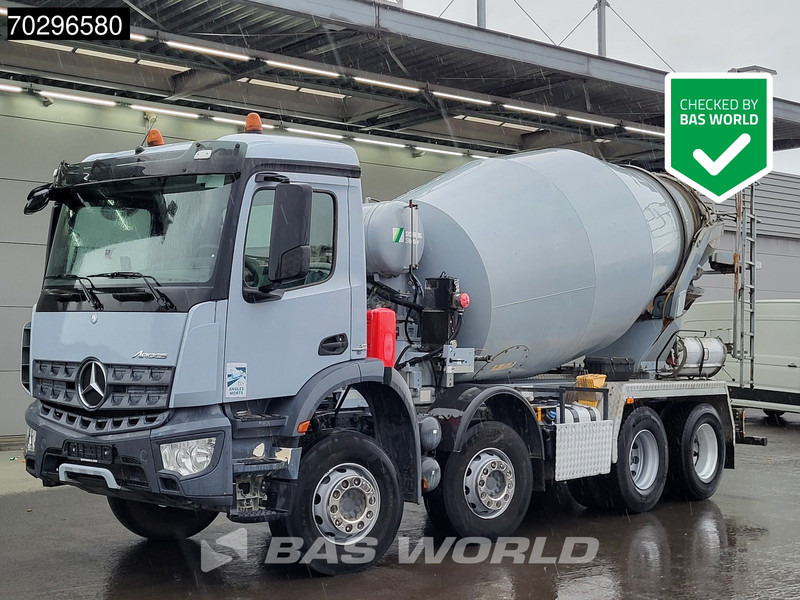 Mercedes-Benz Arocs 3240 8X4 9m3 Stetter Mixer Full Steel Euro 6 - شاحنة خلاطة خرسانة: صورة 1 Mercedes-Benz Arocs 3240 8X4 9m3 Stetter Mixer Full Steel Euro 6 - شاحنة خلاطة خرسانة: صورة 1