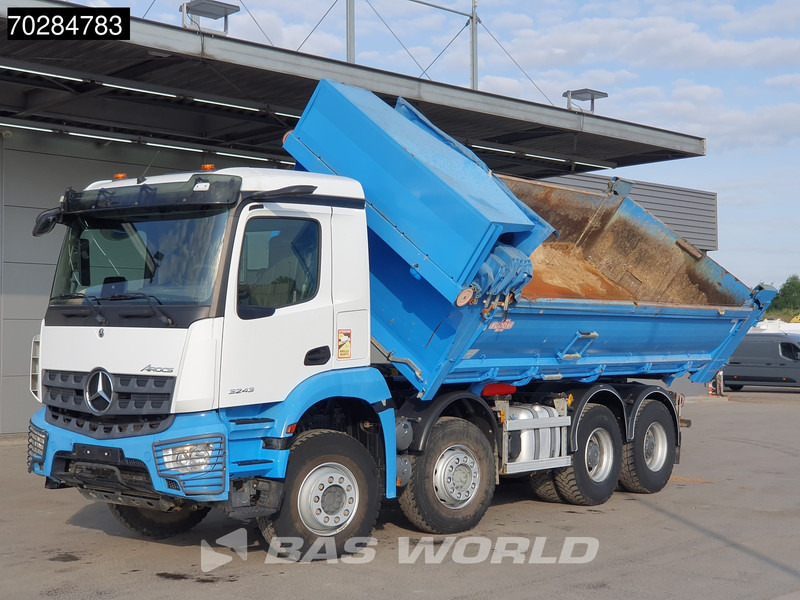 Mercedes-Benz Arocs 3243 8X4 14m3 2-side tipper Big-Axle Steelsuspension Navi Euro 6 - شاحنة قلاب: صورة 5 Mercedes-Benz Arocs 3243 8X4 14m3 2-side tipper Big-Axle Steelsuspension Navi Euro 6 - شاحنة قلاب: صورة 5