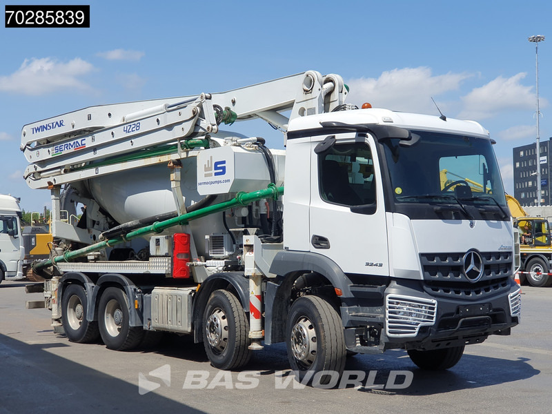 Mercedes-Benz Arocs 3243 8X4 Sermac Twinstar 4Z28 PUMI 9m3 Steelsuspension Big-Axle Euro 6 Mercedes-Benz Arocs 3243 8X4 Sermac Twinstar 4Z28 PUMI 9m3 Steelsuspension Big-Axle Euro 6: صورة 8