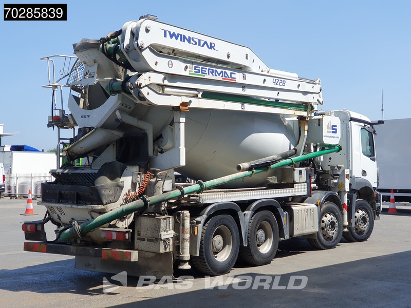 Mercedes-Benz Arocs 3243 8X4 Sermac Twinstar 4Z28 PUMI 9m3 Steelsuspension Big-Axle Euro 6 Mercedes-Benz Arocs 3243 8X4 Sermac Twinstar 4Z28 PUMI 9m3 Steelsuspension Big-Axle Euro 6: صورة 9