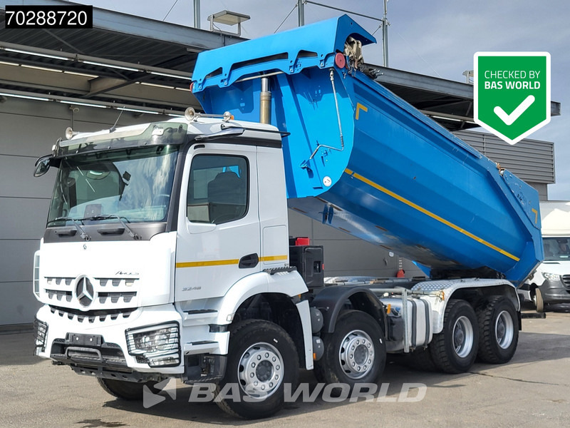 Mercedes-Benz Arocs 3246 8X4 18m3 Marrel tipper Retarder Steelsuspension Automatic Navi - شاحنة قلاب: صورة 1 Mercedes-Benz Arocs 3246 8X4 18m3 Marrel tipper Retarder Steelsuspension Automatic Navi - شاحنة قلاب: صورة 1