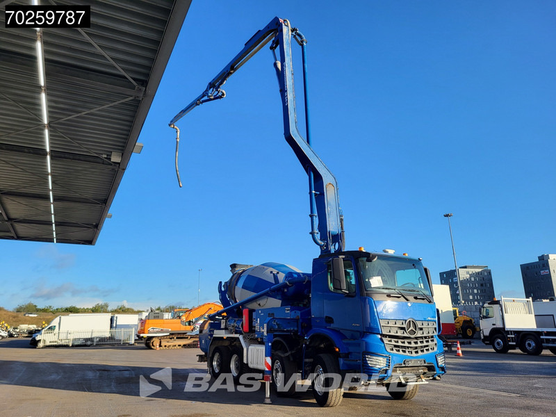 Mercedes-Benz Arocs 3251 8X4 PUMI Putzmeister TMM 24 + Liebherr 7m3 Mixer Retarder Euro 6 - مضخة خرسانة: صورة 3 Mercedes-Benz Arocs 3251 8X4 PUMI Putzmeister TMM 24 + Liebherr 7m3 Mixer Retarder Euro 6 - مضخة خرسانة: صورة 3