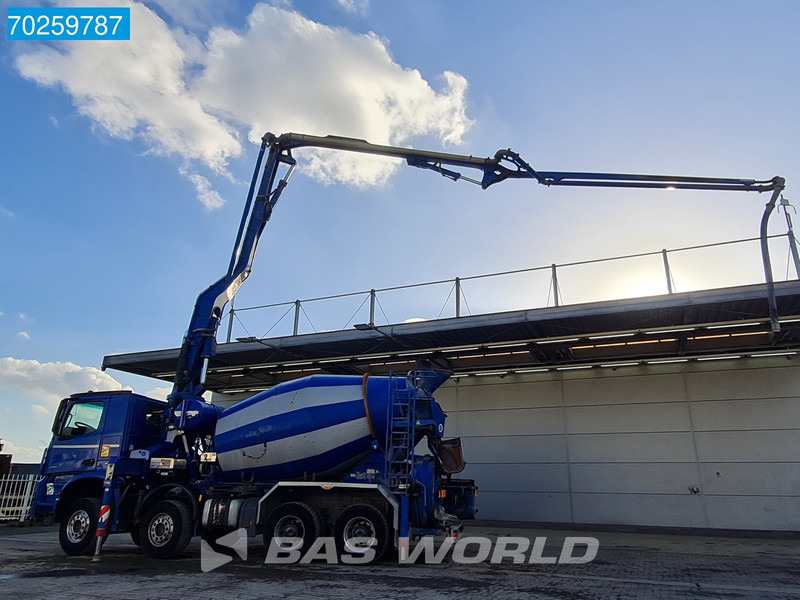 Mercedes-Benz Arocs 3251 8X4 PUMI Putzmeister TMM 24 + Liebherr 7m3 Mixer Retarder Euro 6 - مضخة خرسانة: صورة 3 Mercedes-Benz Arocs 3251 8X4 PUMI Putzmeister TMM 24 + Liebherr 7m3 Mixer Retarder Euro 6 - مضخة خرسانة: صورة 3