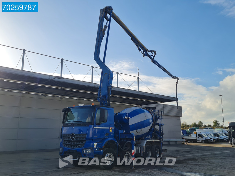 Mercedes-Benz Arocs 3251 8X4 PUMI Putzmeister TMM 24 + Liebherr 7m3 Mixer Retarder Euro 6 - مضخة خرسانة: صورة 2 Mercedes-Benz Arocs 3251 8X4 PUMI Putzmeister TMM 24 + Liebherr 7m3 Mixer Retarder Euro 6 - مضخة خرسانة: صورة 2