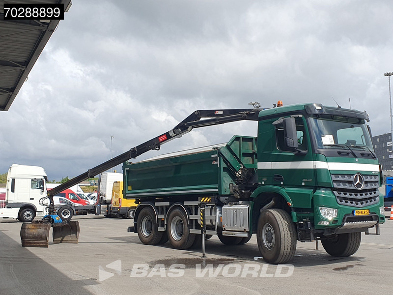 Mercedes-Benz Arocs 3342 Arocs 6X6 NL-Truck HMF 1643 Z-Crane Kran Steering Axle Big-Axle Euro 6 - شاحنة قلاب, شاحنة كرين: صورة 5 Mercedes-Benz Arocs 3342 Arocs 6X6 NL-Truck HMF 1643 Z-Crane Kran Steering Axle Big-Axle Euro 6 - شاحنة قلاب, شاحنة كرين: صورة 5