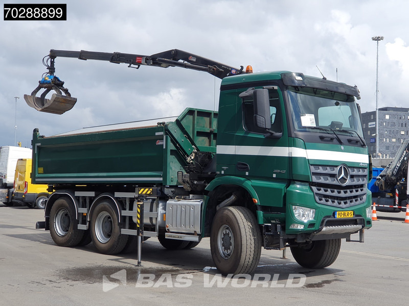 Mercedes-Benz Arocs 3342 Arocs 6X6 NL-Truck HMF 1643 Z-Crane Kran Steering Axle Big-Axle Euro 6 - شاحنة قلاب, شاحنة كرين: صورة 3 Mercedes-Benz Arocs 3342 Arocs 6X6 NL-Truck HMF 1643 Z-Crane Kran Steering Axle Big-Axle Euro 6 - شاحنة قلاب, شاحنة كرين: صورة 3