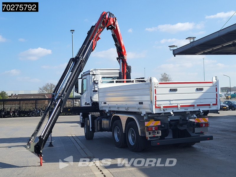 Mercedes-Benz Arocs 3348 6X4 Fasi F195A.2.24 Kran 3 sided tipper 9m3 Big-Axle Navi Euro 6 - شاحنة قلاب, شاحنة كرين: صورة 5 Mercedes-Benz Arocs 3348 6X4 Fasi F195A.2.24 Kran 3 sided tipper 9m3 Big-Axle Navi Euro 6 - شاحنة قلاب, شاحنة كرين: صورة 5