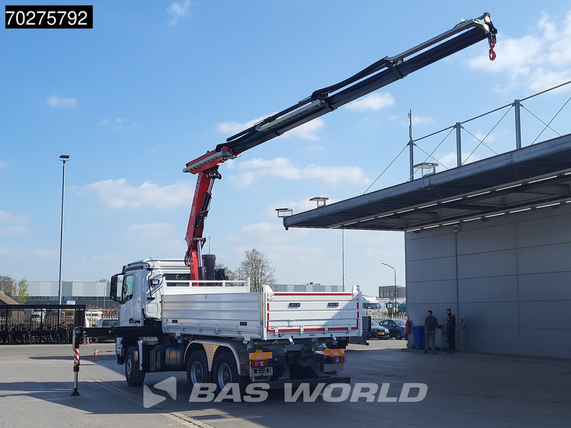 Mercedes-Benz Arocs 3348 6X4 Fasi F195A.2.24 Kran 3 sided tipper 9m3 Big-Axle Navi Euro 6 - شاحنة قلاب, شاحنة كرين: صورة 2 Mercedes-Benz Arocs 3348 6X4 Fasi F195A.2.24 Kran 3 sided tipper 9m3 Big-Axle Navi Euro 6 - شاحنة قلاب, شاحنة كرين: صورة 2