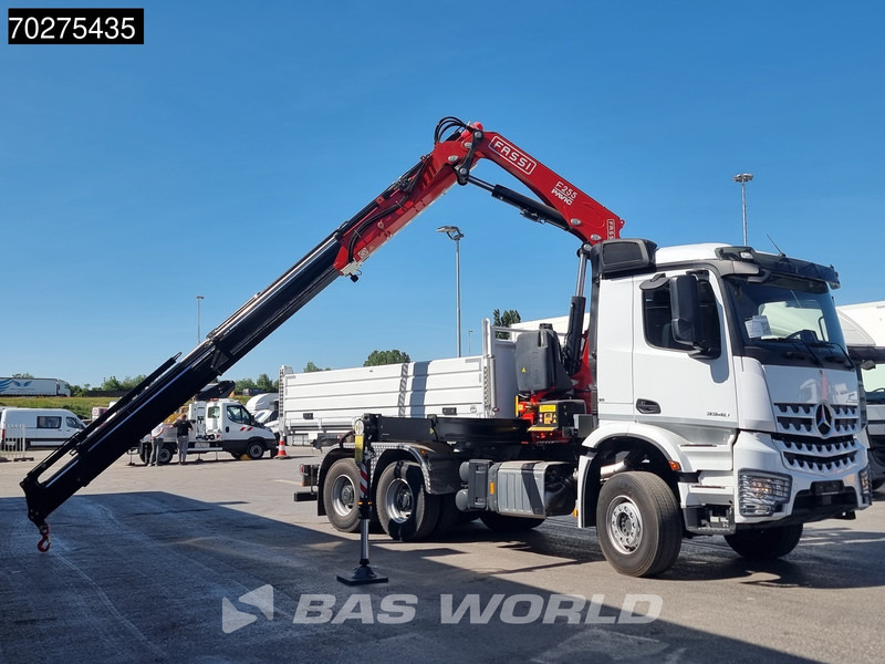 جديدة شاحنة قلاب, شاحنة كرين Mercedes-Benz Arocs 3348 6X4 Fassi F255A2.24 Kran Crane 9m3 3-Sided Tipper Big-Axle Euro 6: صورة 5