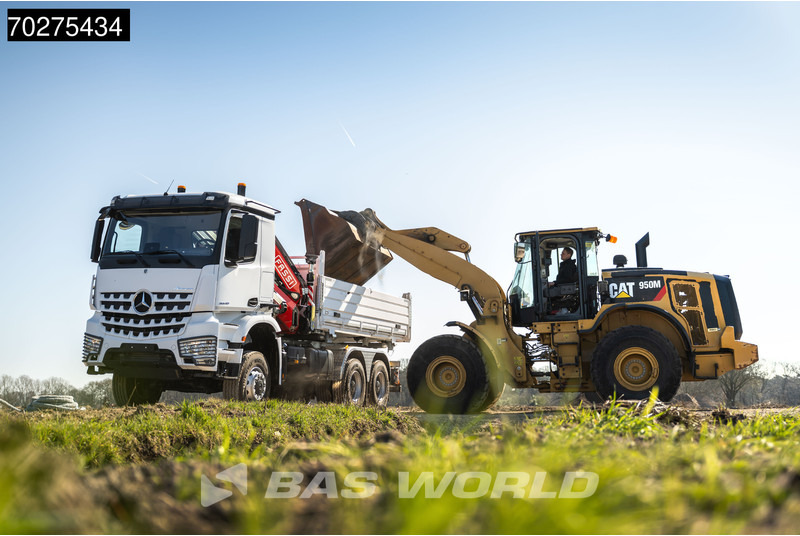 جديدة شاحنة قلاب, شاحنة كرين Mercedes-Benz Arocs 3348 6X6 Fassi F255A.2.24 xe-dynamic Kran Dreiseitenkipper Navi Euro 6: صورة 12