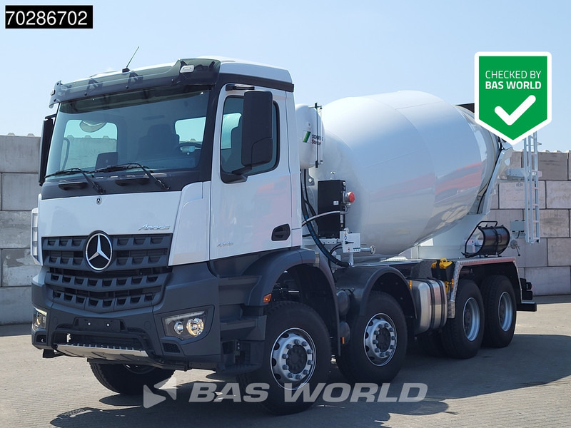 Mercedes-Benz Arocs 4145 8X4 NEW! 11m3 Schwing Stetter Mixer Manual Big-Axle Steel suspension Euro 3 - شاحنة خلاطة خرسانة: صورة 1 Mercedes-Benz Arocs 4145 8X4 NEW! 11m3 Schwing Stetter Mixer Manual Big-Axle Steel suspension Euro 3 - شاحنة خلاطة خرسانة: صورة 1