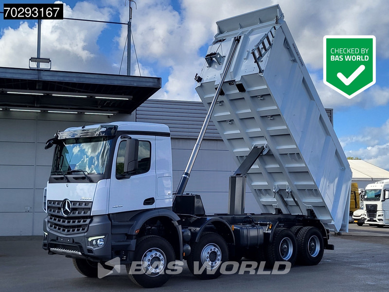 Mercedes-Benz Arocs 4145 8X4 New! 22m3 Meiller Kipper Big-Axle Steelsuspension Manual Euro 3 - شاحنة قلاب: صورة 1 Mercedes-Benz Arocs 4145 8X4 New! 22m3 Meiller Kipper Big-Axle Steelsuspension Manual Euro 3 - شاحنة قلاب: صورة 1