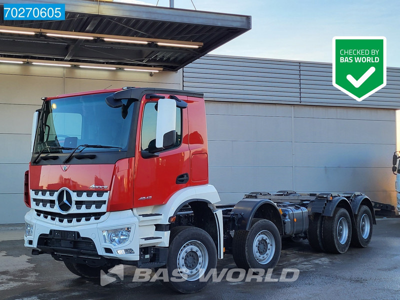Mercedes-Benz Arocs 4843 8X4 NEW chassis RHD! Steel suspension Automatic Euro 6 - شاحنة هيكل كابينة: صورة 1 Mercedes-Benz Arocs 4843 8X4 NEW chassis RHD! Steel suspension Automatic Euro 6 - شاحنة هيكل كابينة: صورة 1