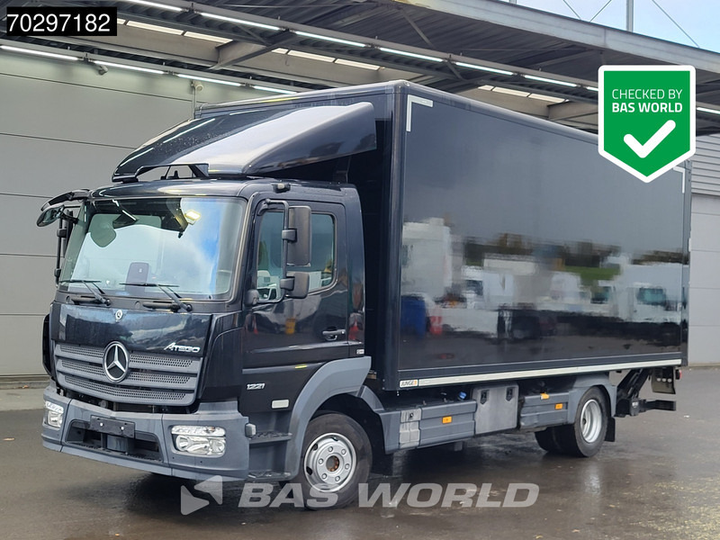 Mercedes-Benz Atego 1221 4X2 12tonner Automatic 1500kg Ladebordwand Airco Euro 6 - شاحنة مقفلة: صورة 1 Mercedes-Benz Atego 1221 4X2 12tonner Automatic 1500kg Ladebordwand Airco Euro 6 - شاحنة مقفلة: صورة 1