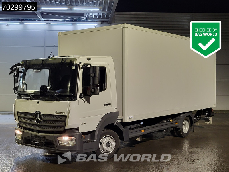 Mercedes-Benz Atego 818 4X2 8 tonner Automatic 1000kg Ladebordwand Euro 6 - شاحنة مقفلة: صورة 1 Mercedes-Benz Atego 818 4X2 8 tonner Automatic 1000kg Ladebordwand Euro 6 - شاحنة مقفلة: صورة 1