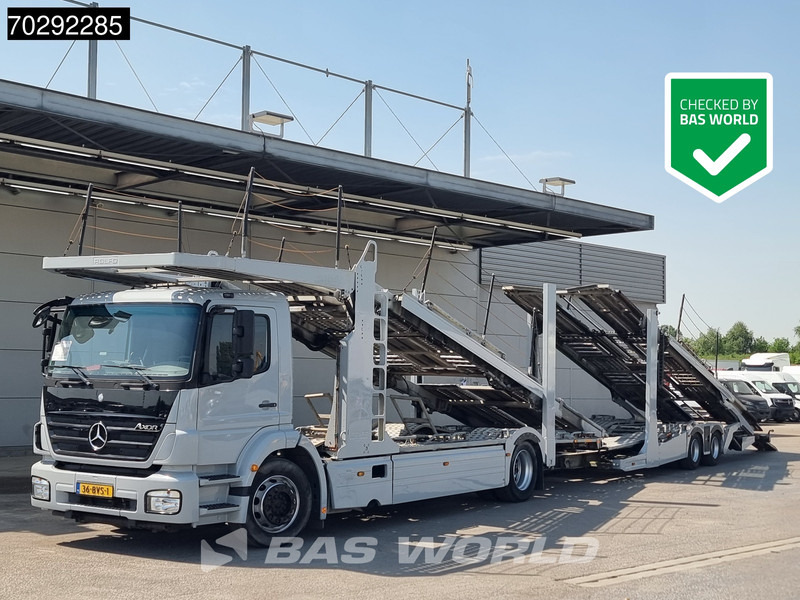 Mercedes-Benz Axor 1833 4X2 NL-Truck Rolfo car transporter Retarder 3-Pedals Euro 5 - شاحنة نقل سيارات شاحنة: صورة 1 Mercedes-Benz Axor 1833 4X2 NL-Truck Rolfo car transporter Retarder 3-Pedals Euro 5 - شاحنة نقل سيارات شاحنة: صورة 1