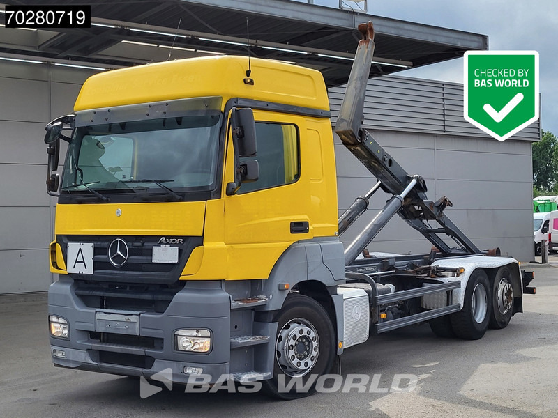 Mercedes-Benz Axor 2543 6X2 Meiller RK 20.70 hooklift Manual Retarder Liftachse Euro 5 - شاحنة ذات خطاف: صورة 1 Mercedes-Benz Axor 2543 6X2 Meiller RK 20.70 hooklift Manual Retarder Liftachse Euro 5 - شاحنة ذات خطاف: صورة 1