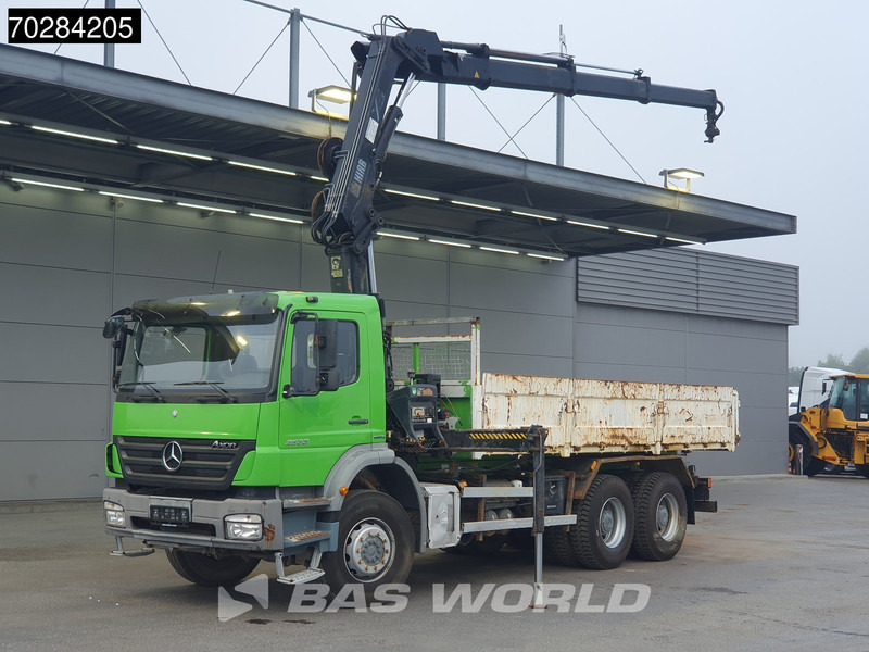 Mercedes-Benz Axor 2633 6X4 HIAB 144 ES-3 Kran Crane Manual Big-Axle Steelsuspension Euro 4 - شاحنة قلاب, شاحنة كرين: صورة 3 Mercedes-Benz Axor 2633 6X4 HIAB 144 ES-3 Kran Crane Manual Big-Axle Steelsuspension Euro 4 - شاحنة قلاب, شاحنة كرين: صورة 3