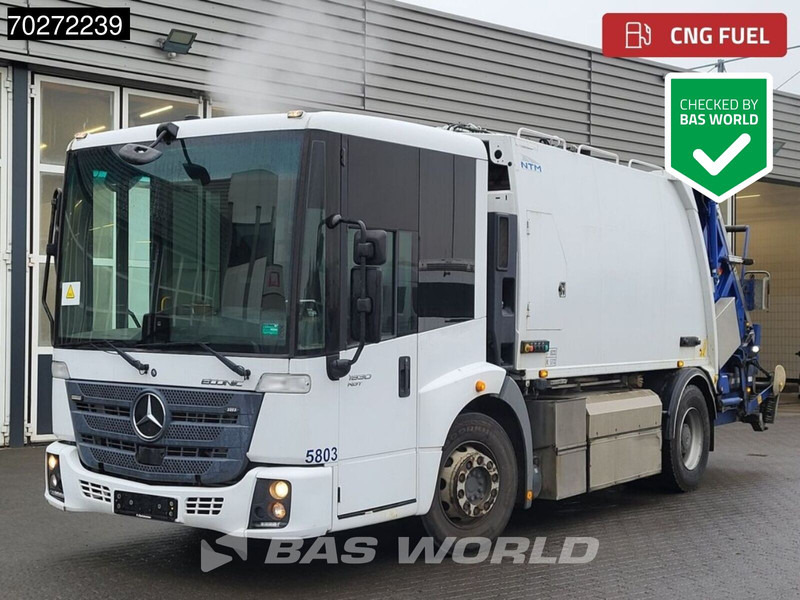 Mercedes-Benz Econic 1830 4X2 CNG! Engine 13m3 NTM KGLS-HL Big-Axle Euro 6 - شاحنة النفايات: صورة 1 Mercedes-Benz Econic 1830 4X2 CNG! Engine 13m3 NTM KGLS-HL Big-Axle Euro 6 - شاحنة النفايات: صورة 1