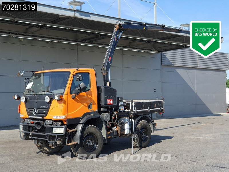Mercedes-Benz U20 4X4 Hiab 022D-3 HIDUO Kran Crane Hydraulic Euro 5 - شاحنات مسطحة, شاحنة كرين: صورة 1 Mercedes-Benz U20 4X4 Hiab 022D-3 HIDUO Kran Crane Hydraulic Euro 5 - شاحنات مسطحة, شاحنة كرين: صورة 1