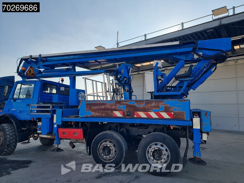 Mercedes-Benz Unimog 6X6 Unimog Engin EGI TP 226 hubarbeitsbühne Manual Euro 2 - شاحنة كرين: صورة 3 Mercedes-Benz Unimog 6X6 Unimog Engin EGI TP 226 hubarbeitsbühne Manual Euro 2 - شاحنة كرين: صورة 3