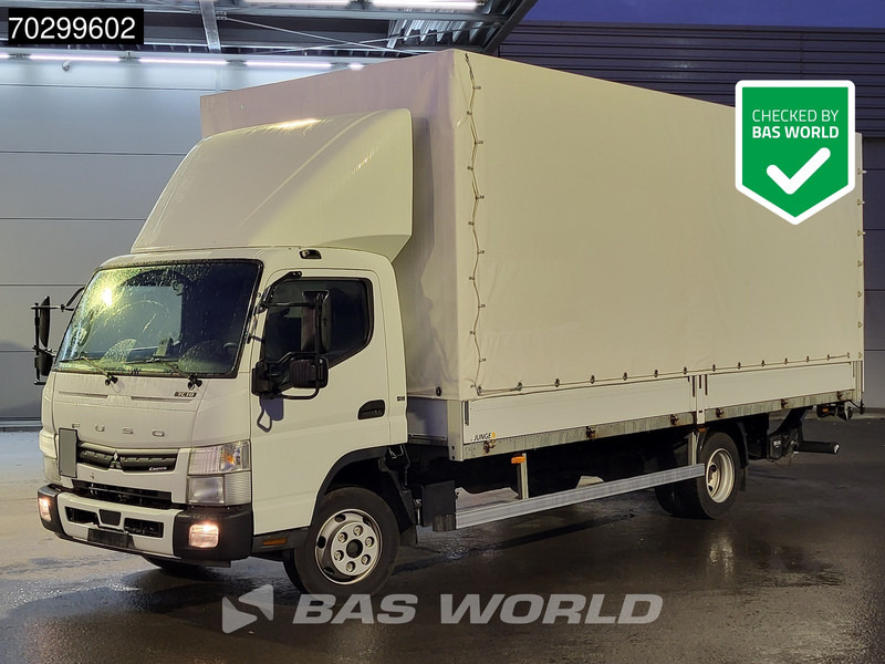 Mitsubishi Canter 7C18 4X2 7.5tonner 1000kg Ladebordwand Automatic Euro 6 - شاحنة ستارة: صورة 1 Mitsubishi Canter 7C18 4X2 7.5tonner 1000kg Ladebordwand Automatic Euro 6 - شاحنة ستارة: صورة 1